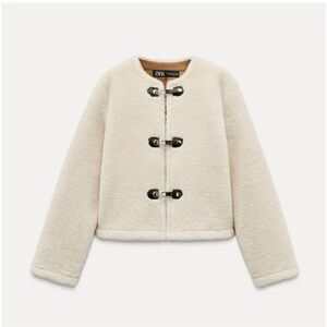 Zara Cream Toggle Jacket